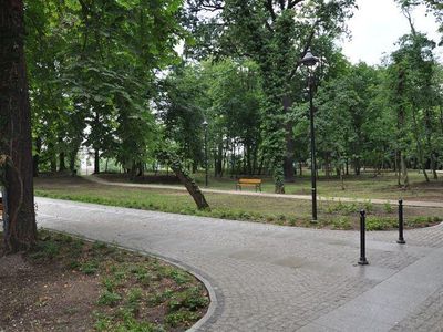 Alejka z pachołkami, Wyspa Teatralna w Gubinie